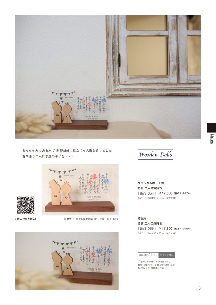 両親贈呈品・プレゼント・ギフト「Brand New」